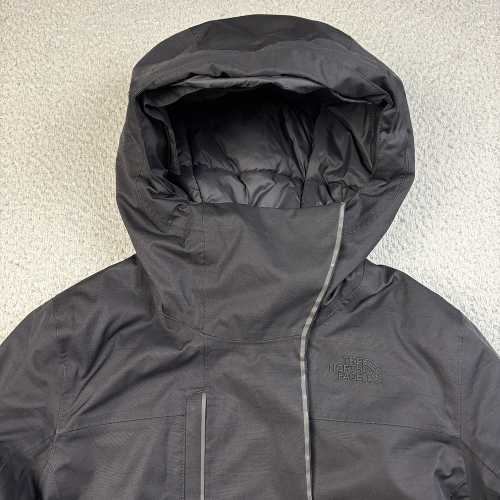 The North Face Womens Far Nothern Waterproof Goose Down Parka Jacket XS Black - Picture 3 of 12